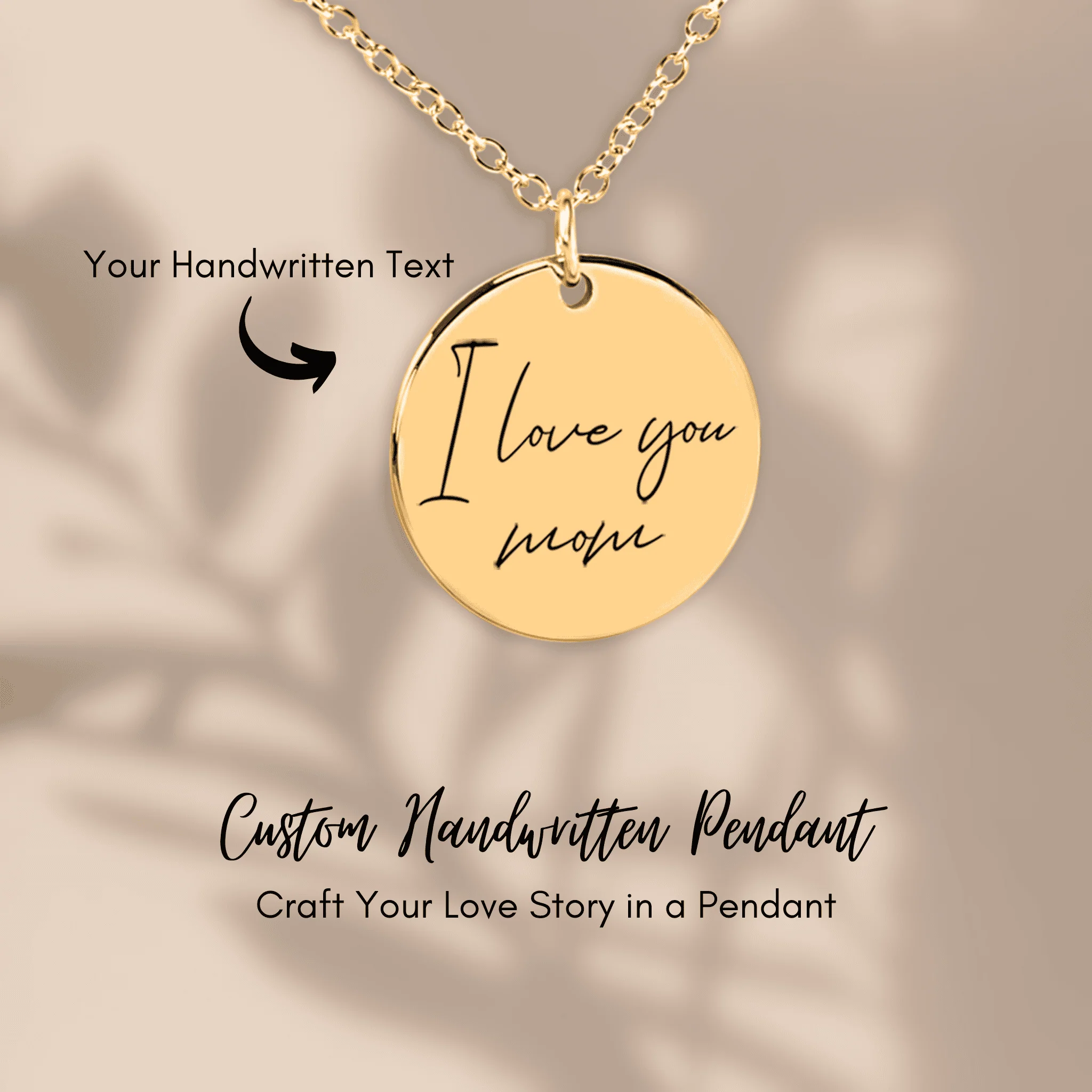 Custom Handwritten Pendant  + - Image 7