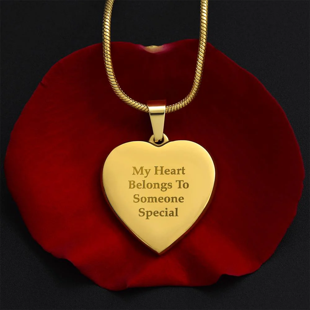Engraved Heart Necklace - Image 10