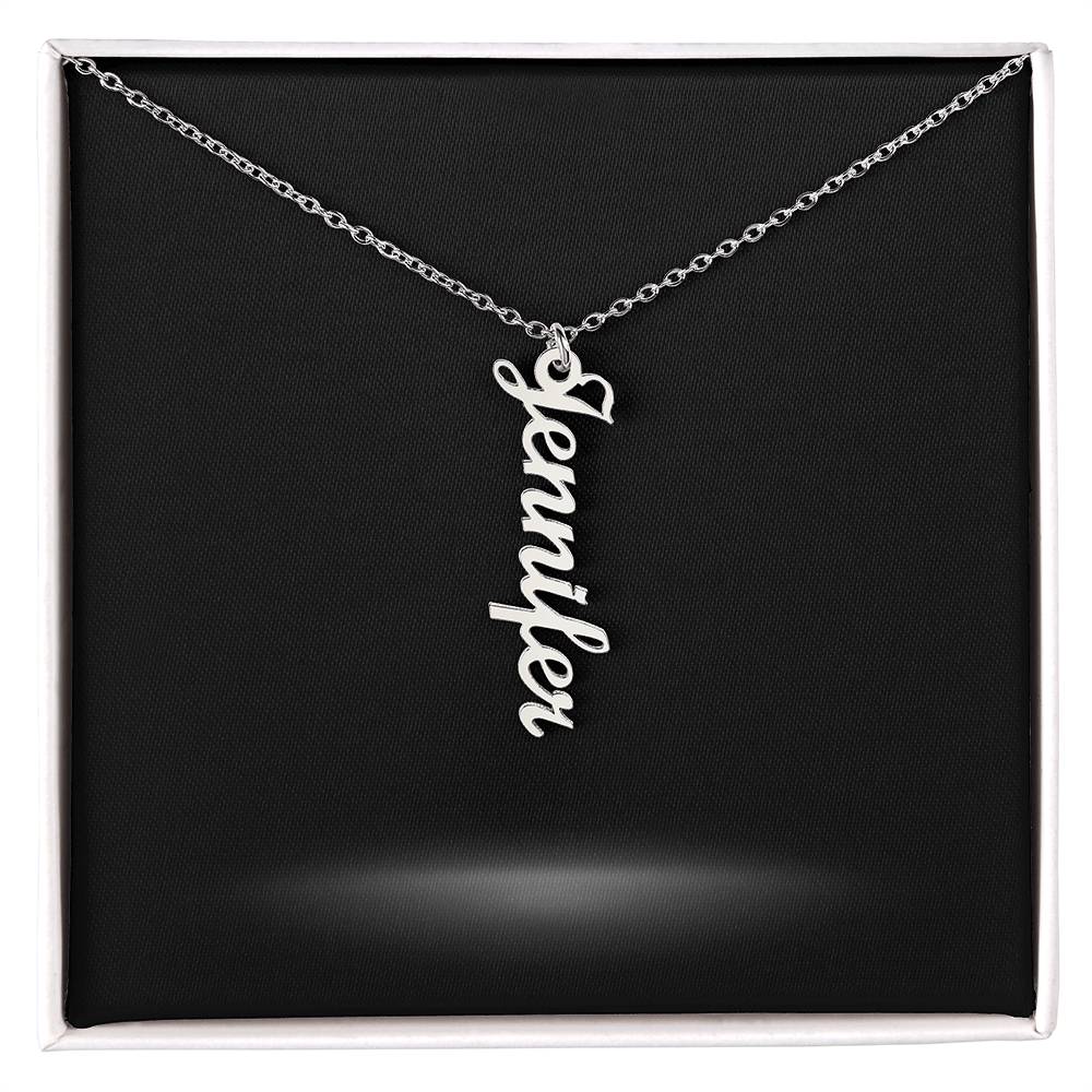 Multiple Name Necklace and Personal Message Card - Image 3