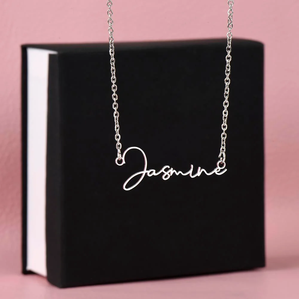 Name Signature Necklace - Image 3