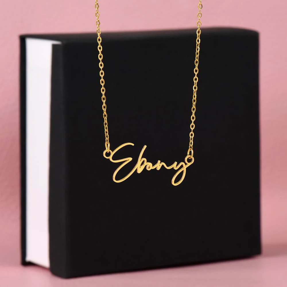 Name Signature Necklace - Image 4